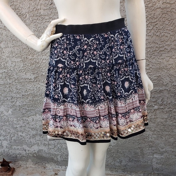 Free People Bohemian Ruffle Skirt‎ - Picture 1 of 7